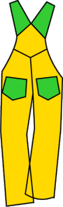 サロペット 後ろ姿